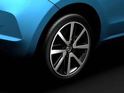 Seat Mii Electric 2020 wheel 3D model