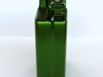 Jerry Can Low-poly 3D model 2