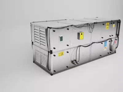 Electric Rooftop Cabin  3D model