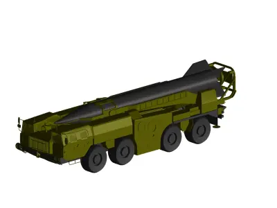missile system 3D model