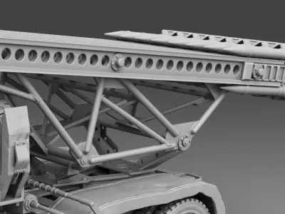 MLRS Katusha   3D print model