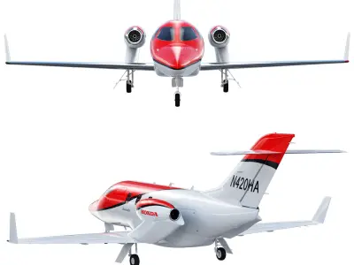 Hondajet airplane 3D model