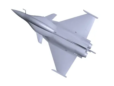 Dassault Rafale Aircraft 3D model