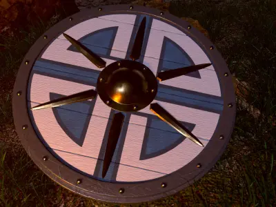 Viking Shield Free 3D model