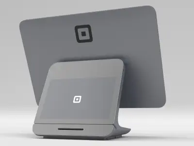 Square Register Powered By Square POS 3D model