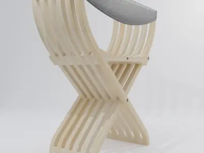 Curule Chair  3D model