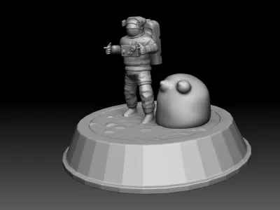 Cal and Splurt - 3D Print concept - Space Team Free 3D print model