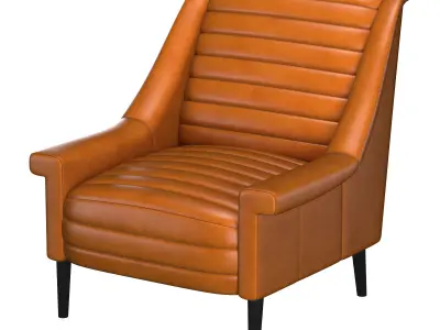 Armchair Alaska Brown 3D model