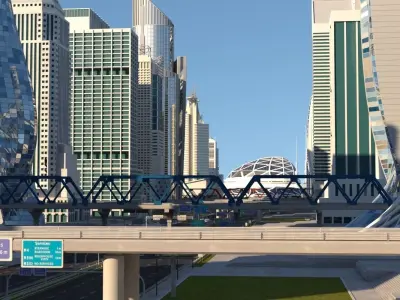 High Definition City 3D model