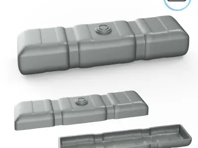 Vehicle Fuel Tank 3D print model