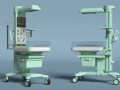 Pediatric Thermal Stabilization Unit 3D model