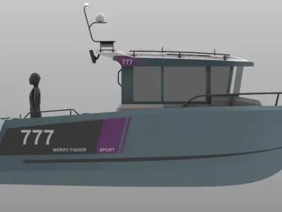 Merry Fisher 3D model