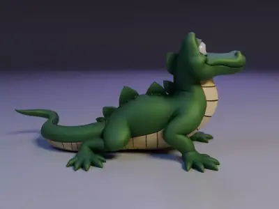 alligator 3D print model purchase