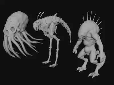 Monster Creature                  3D model buy