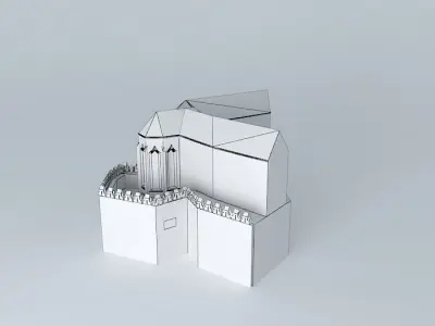 Castle of Siklos - SE Free 3D model