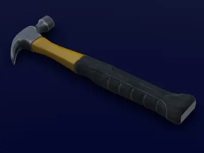 Hammer 3D Model Low-poly 3D model purchase