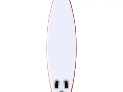 Paddle Board 01 Low-poly 3D model