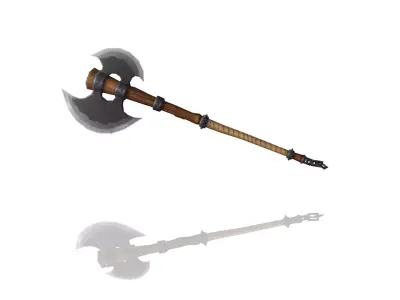 Essential Axe Low-poly 3D model