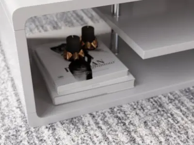  Replica Sublime Contemporary Coffee Table Model, White  purchase