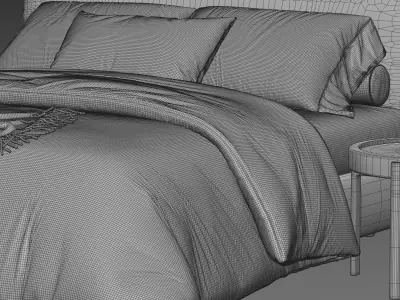 Dunvik Bed 3D model