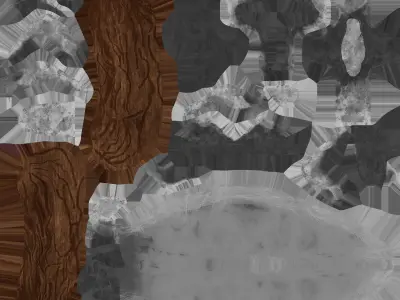 Savage sword game model Free low-poly 3D model