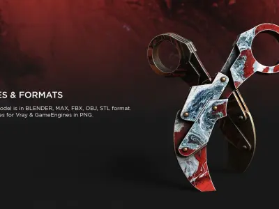 Claw Knife 3D model