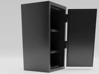 safe for valuables Low-poly 3D model