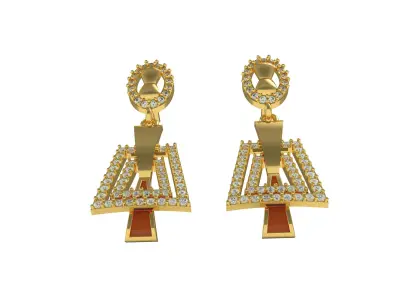 Diamond Pendant Set 50 3D print model