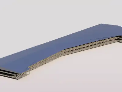 Warehouse-Warehouse Building 3D model shop