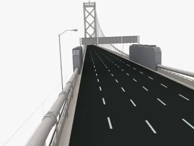 Bay Bridge 3D model