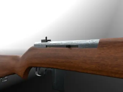 M1 Carbine style Rifle  3D model