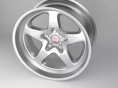HRE Perfomance 527s Wheels 3D model