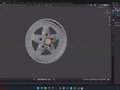ProStar Wheels Low-poly 3D model