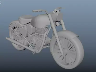 BULLET motorcycle 3D print model