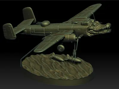 Bombardiro Crocodilo 3D print model