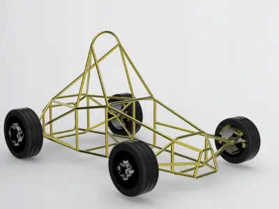 car frame 3D model