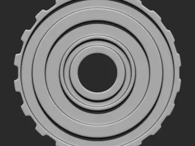 Steampunk Gears IMM Brush Pack 12 in One Vol 7 3D model