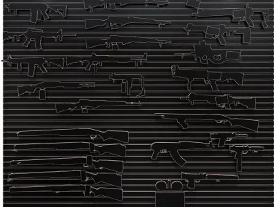 Gun store 3D model