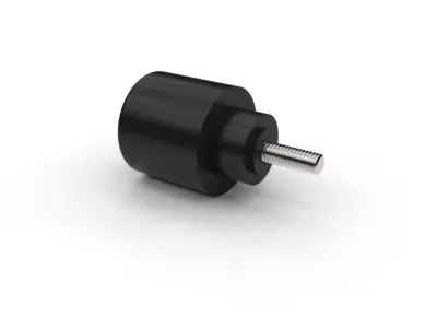 Motorcycle Bar End Weight 3D model