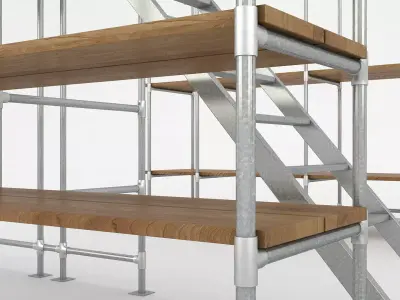Scaffold tower 9 3D model