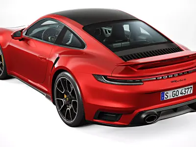 2021 Porsche 911 Turbo S 3D model