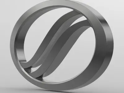 btz logo 3D model