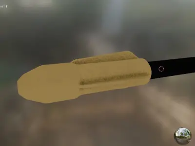 bolt arrow 3 Low-poly 3D model