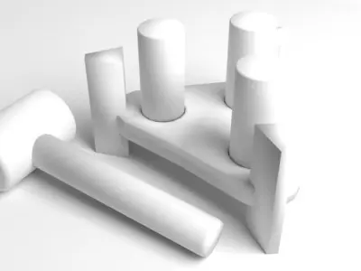 Pinboard Toddler Toy 3D model