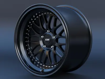 ESR CS1 gloss black  Free 3D model