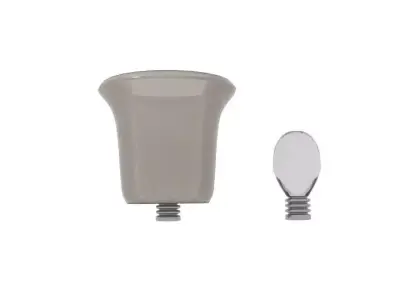 Wall Lamp Head Free low-poly 3D model