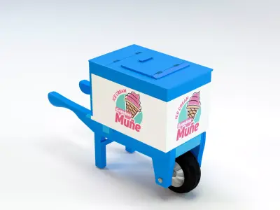 Carrito de Helados de Guatemala 3D model