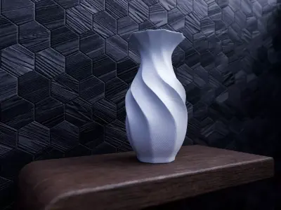 Decor plants pot vases 3D print model