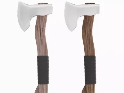 Survival Axe Set 3D model