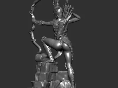 Chessboard piece - The Rook 3D print model